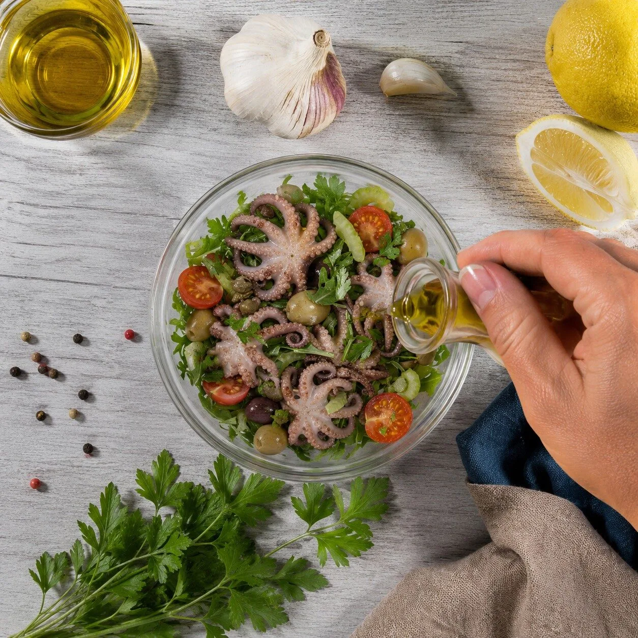 aliñar ensalada